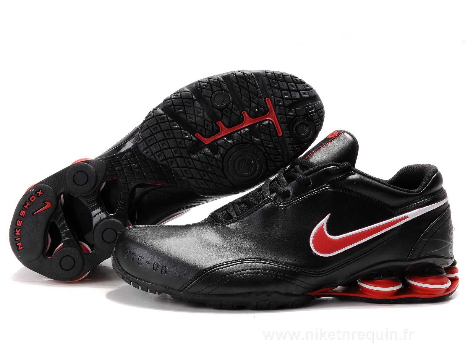 Rouge Et Noir Nike Shox R5